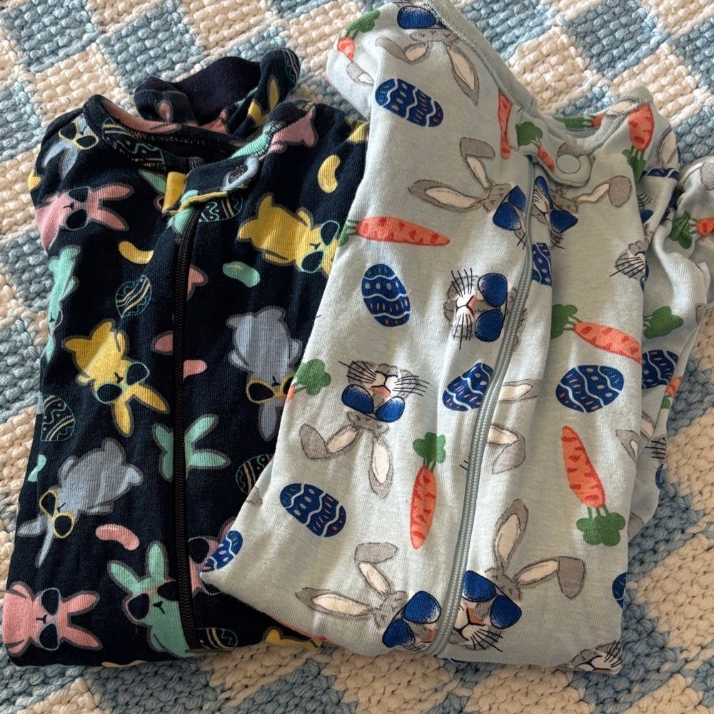 Easter sleepers set of 2 size 3-6 months